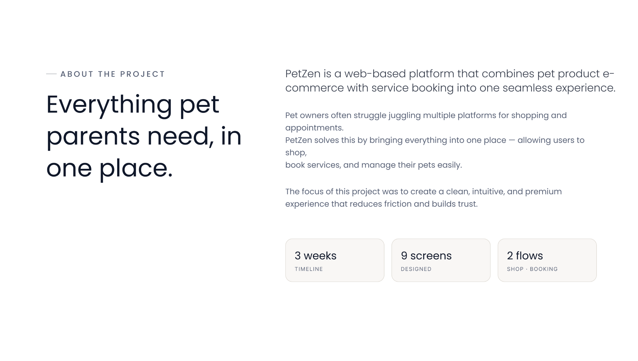 PetZen case study — 02 / 13