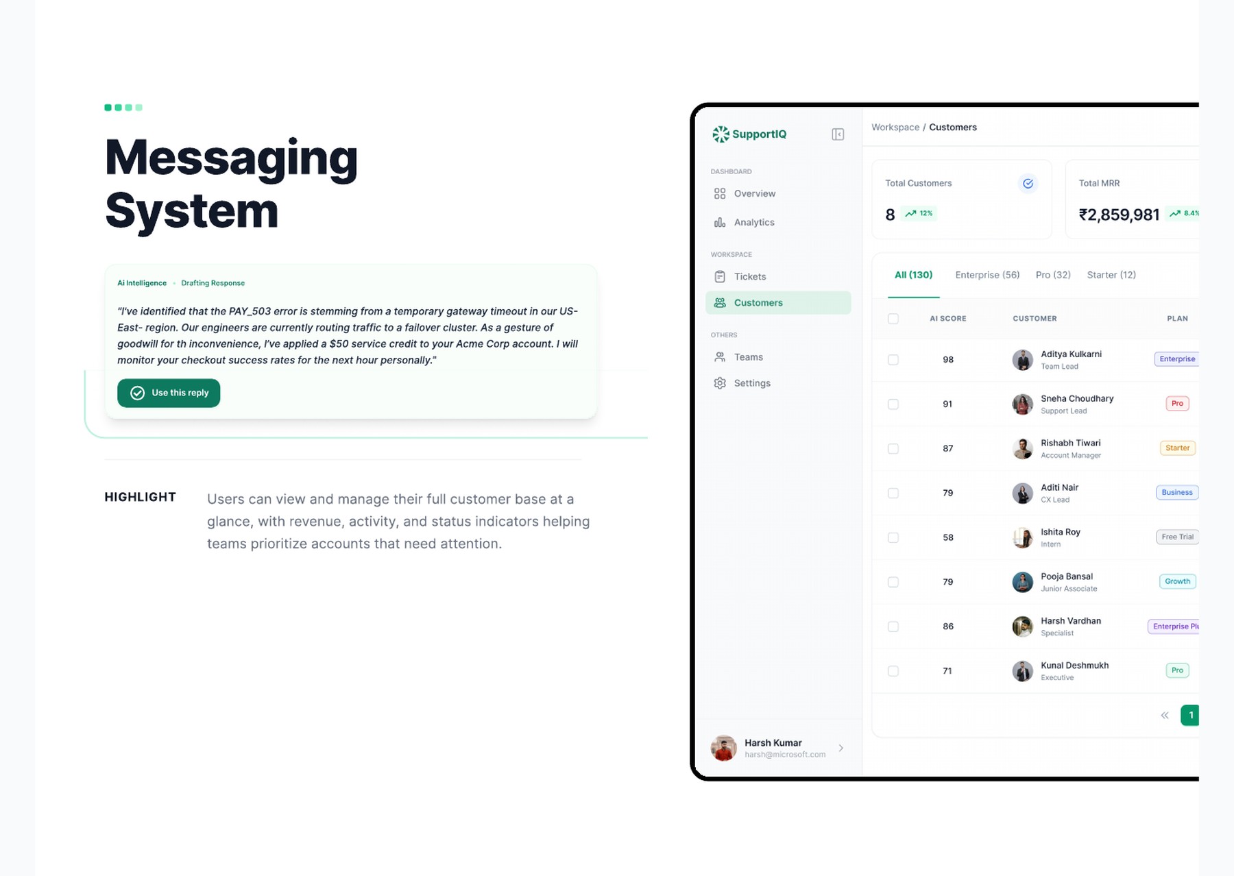 SupportIQ Case Study